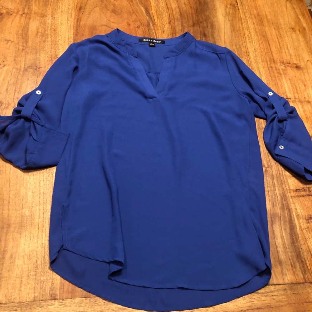 Sweet rain 3/4 sleeve blouse